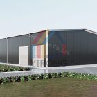 3D model design of steel warehouse for customers in Idaho, USA 3D model design of steel warehouse for customers in Idaho, USA