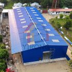 1500 square meters metal warehouse completed in Honduras 1500 square meters metal warehouse completed in Honduras