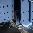 Canadian customers unload warehouse steel structure kits Canadian customers unload warehouse steel structure kits