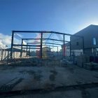 Small steel warehouse construction in Suriname Small steel warehouse construction in Suriname
