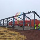 408 square meter electrical station built in Iceland