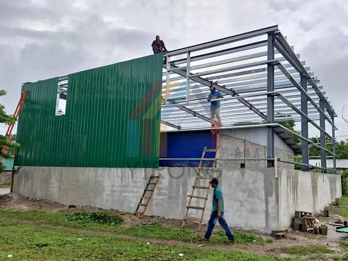prefabricated steel structure warehouse