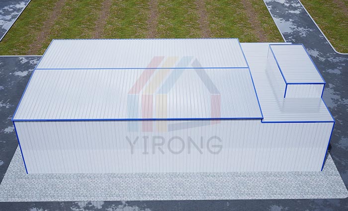 Prefabricated Warehouse With Mezzanine