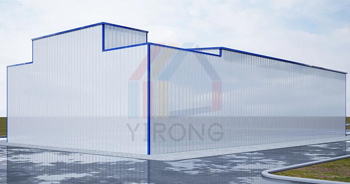 Prefabricated Warehouse With Mezzanine