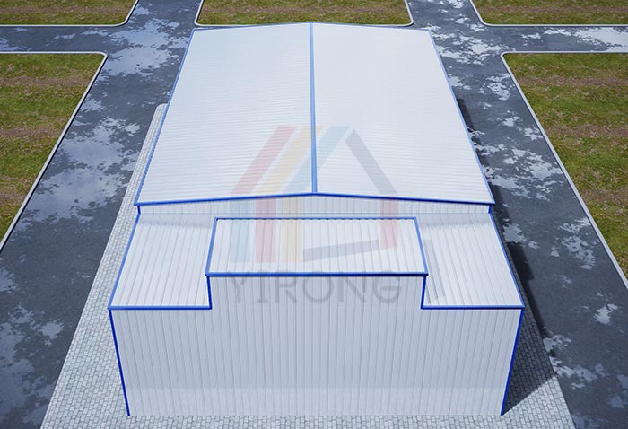 Prefabricated Warehouse With Mezzanine