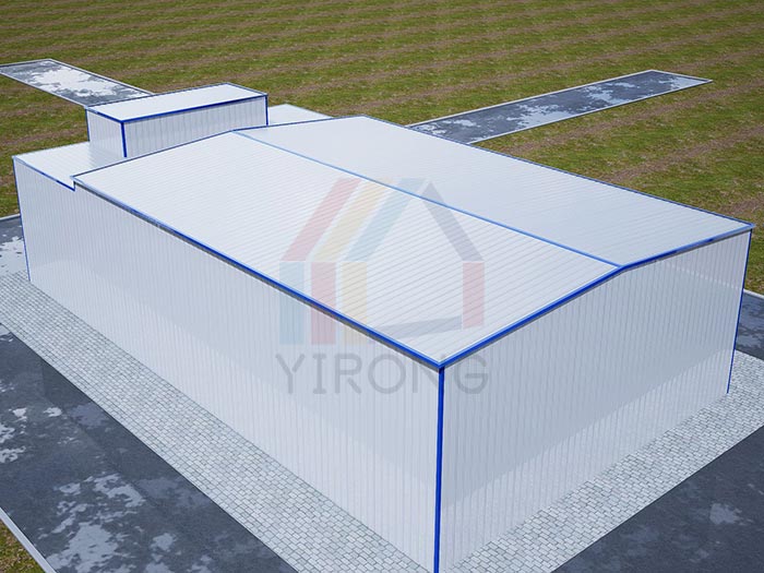 Prefabricated Warehouse With Mezzanine