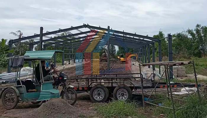 steel structure chicken house construction