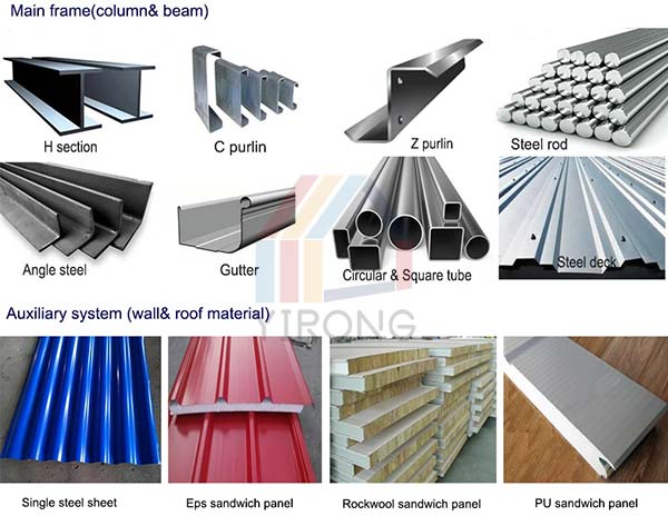 Metal Warehouse Building Materials