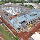 130x78m galvanized steel structure warehouse in Mauritius 130x78m galvanized steel structure warehouse in Mauritius