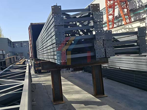 steel truss structure shipment