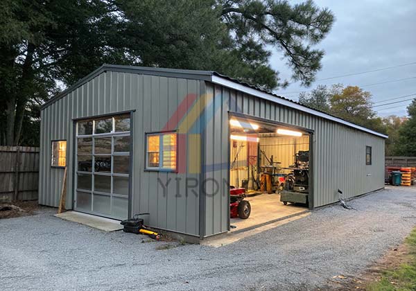 steel shed workshop