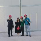 French customers visit Yirong steel structure factory French customers visit Yirong steel structure factory