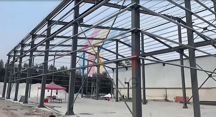 steel structure workshop construction