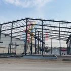 Prefabricated steel structure workshop construction in Thailand