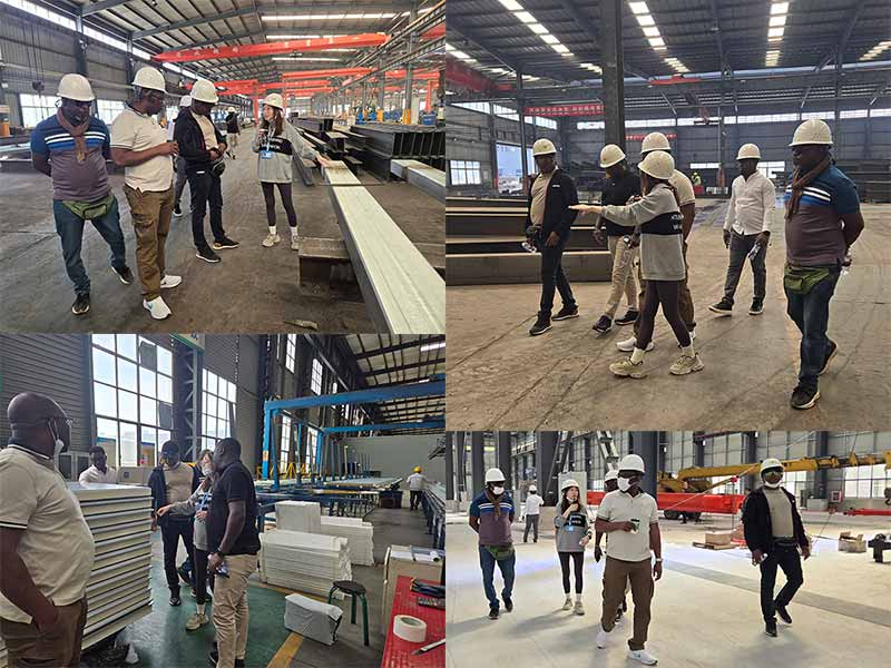 Burkina Faso customer visits Yirong factory