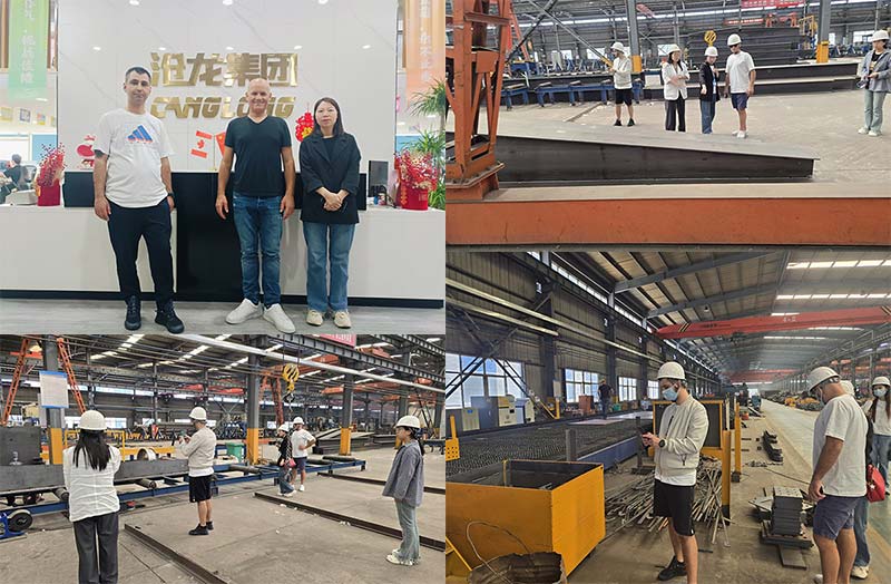 Canadian customers visit