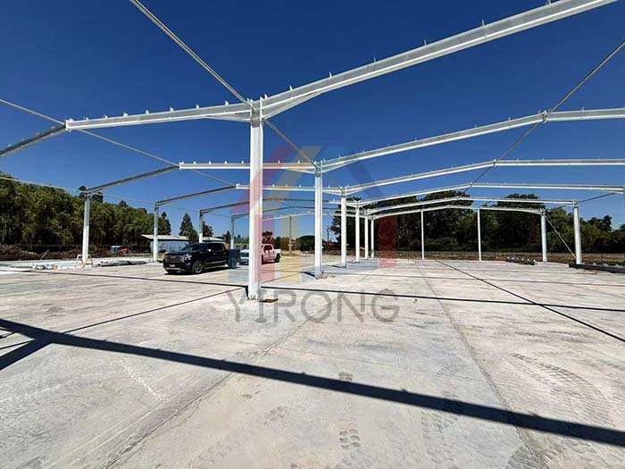 galvanized structural steel warehouse