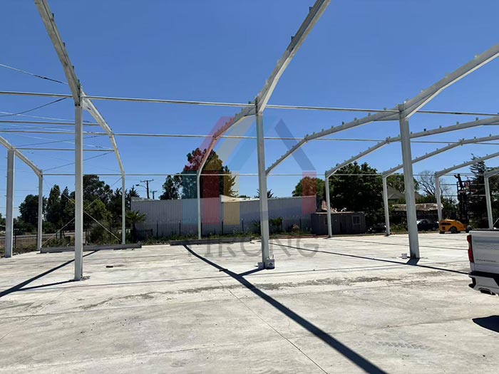 galvanized steel structure warehouse