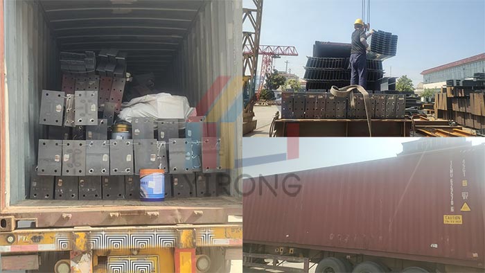 warehouse steel structure shipment