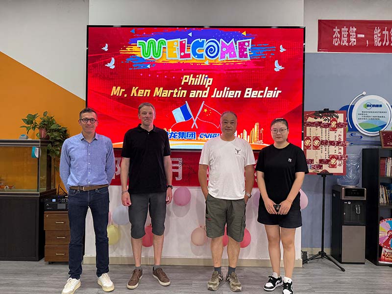 French clients visiting