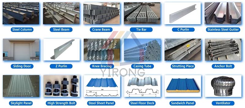 steel factory building kits