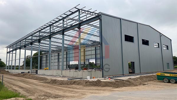 steel construction factory building