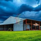 Application of steel frame machine shed in agriculture Application of steel frame machine shed in agriculture