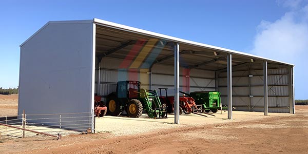 steel frame shed