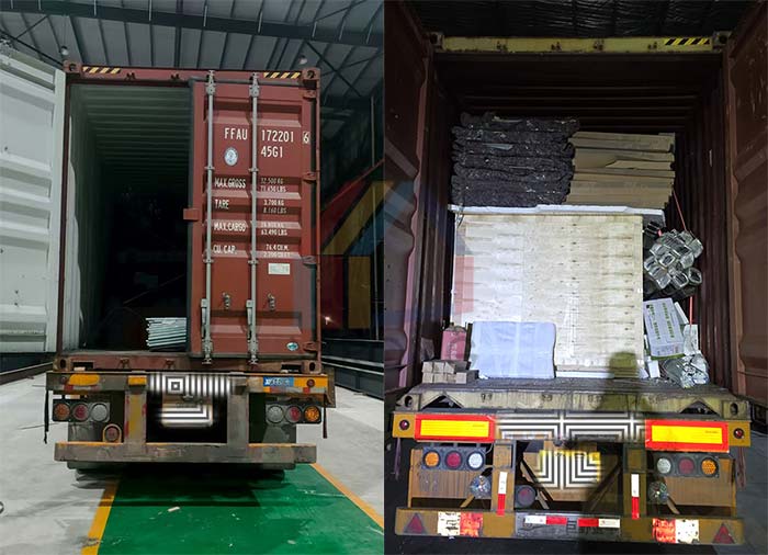 Lithuania steel structure project shipped