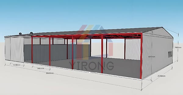 metal garage workshop building