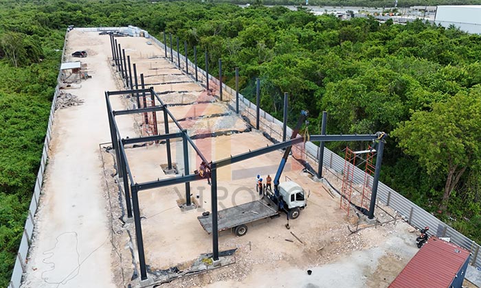 steel warehouse construction