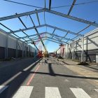 Double slope galvanized steel structure warehouse project in Australia Double slope galvanized steel structure warehouse project in Australia
