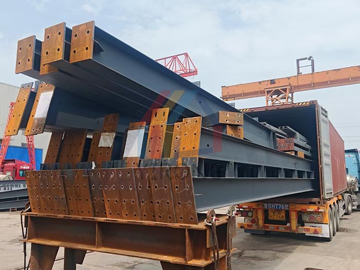 packaging and shipping of steel structure workshop