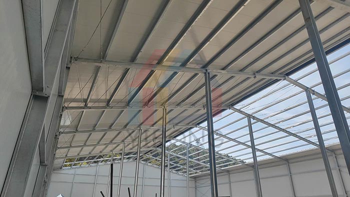 galvanized steel structure workshop construction