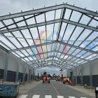 1600㎡ galvanized steel structure warehouse in Australia 1600㎡ galvanized steel structure warehouse in Australia