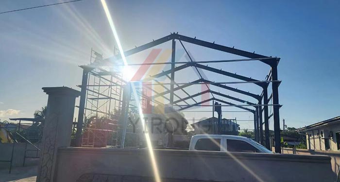 warehouse steel structure installation
