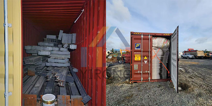 Guyana three floor project unloading