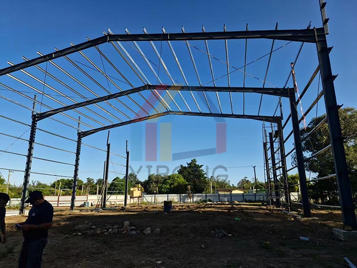 portal frame warehouse construction