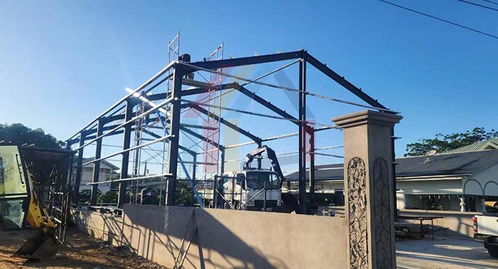 metal warehouse construction