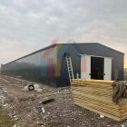 500㎡ steel structure chicken shed in Albania 500㎡ steel structure chicken shed in Albania