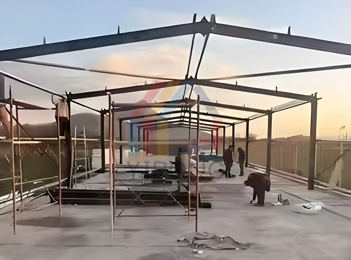 steel Albania structure chicken shed
