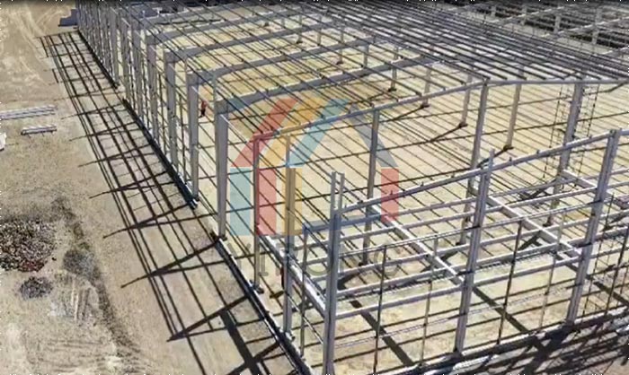 Peru steel structure warehouse