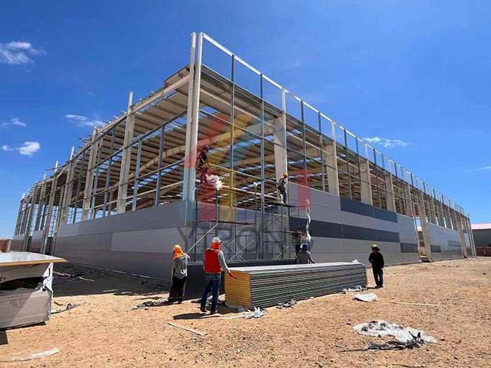 steel structure mezzanine warehouse