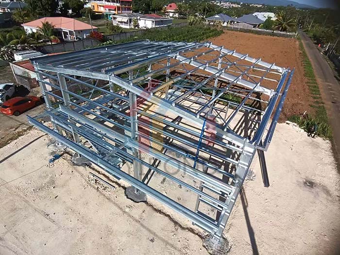 galvanized steel structure warehouse