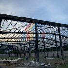 Yirong steel portal frame solution assists Haiti warehouse project construction