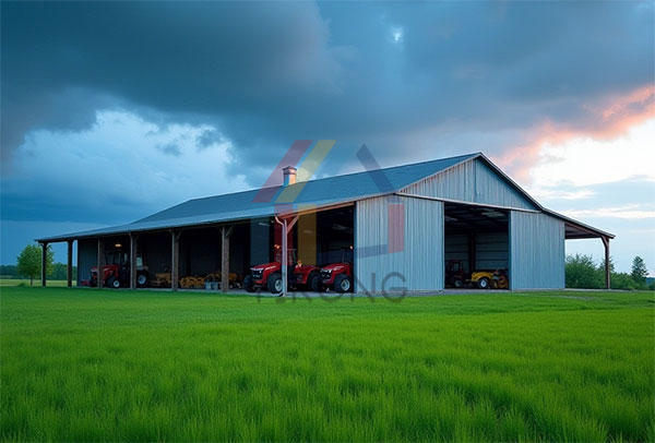 steel-structured agricultural building