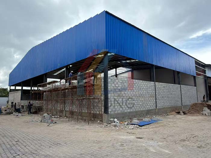 Zambia steel structure warehouse
