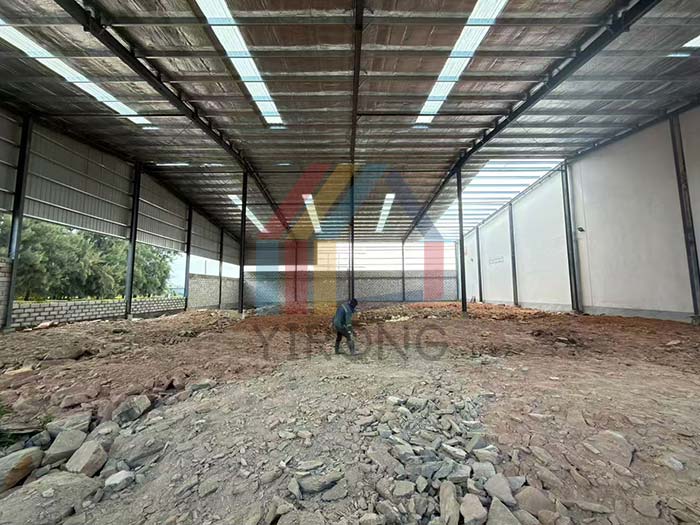 Zambia steel structure warehouse