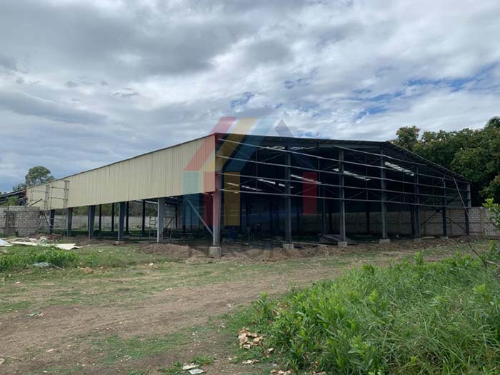 Haiti prefabricated steel warehouse