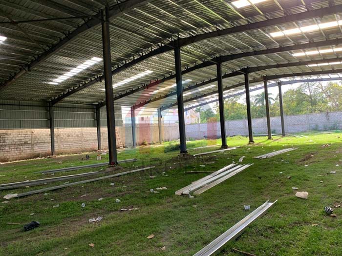 Haiti prefabricated steel warehouse